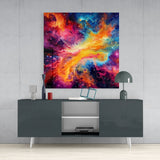 Space Glass Wall Art