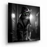 Catspector Glass Wall Art|| Designer's Collection