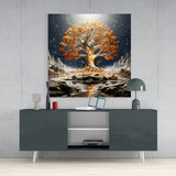 Life Tree Glass Wall Art|| Designer's Collection