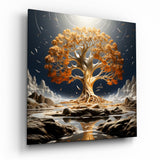 Arte de pared de vidrio de Life Tree || Collezione di designer