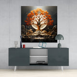 Life Tree Glass Wall Art|| Designer's Collection