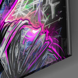 Neon Mickey Glass Wall Art|| Designer's Collection