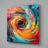 Colorful Hole Glass Wall Art|| Designer's Collection