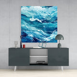 Waves Glass Wall Art|| Designer's Collection