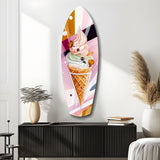 Icecream Dream Glass Wall Art