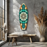 Emerald Dreams Glass Wall Art