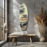 Drift of Solitude Glass Wall Art