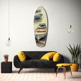 Drift of Solitude Glass Wall Art