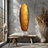 Golden Plate Glass Wall Art