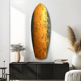 Golden Plate Glass Wall Art