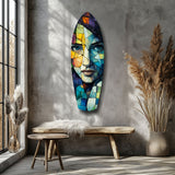 Fragmented Beauty Glass Wall Art