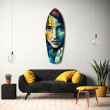 Fragmented Beauty Glass Wall Art