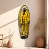 Einstein Standing Glass Wall Art