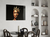 Tupac Shakur Glass Wall Art