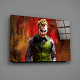 Joker Glass Wall Art