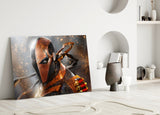 Deathstroke Glass Wall Art