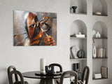 Deathstroke Glass Wall Art