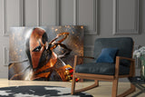 Deathstroke Glass Wall Art