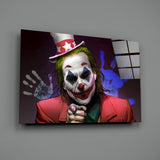 Joker Glass Wall Art