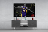 Kobe Bryant Glass Wall Art