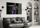 Kobe Bryant Glass Wall Art