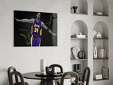 Kobe Bryant Glass Wall Art