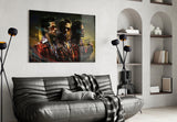 Fight Club-Tyler Durden Glass Wall Art