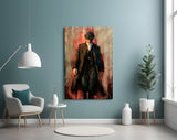 Peaky Blinders-Thomas Shelby Glass Wall Art