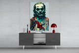 Joker Glass Wall Art