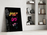 Just Do It Glass Wall Art