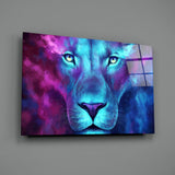 Lion Glass Wall Art