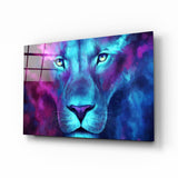 Lion Glass Wall Art