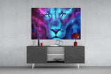 Lion Glass Wall Art