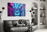 Lion Glass Wall Art