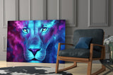 Lion Glass Wall Art