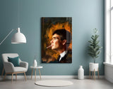 Peaky Blinders-Thomas Shelby Glass Wall Art