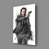 Keanu Reeves Glass Wall Art