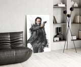 Keanu Reeves Glass Wall Art