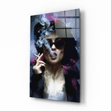 Marla Singer Glass Wall Art