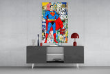 Superman Glass Wall Art