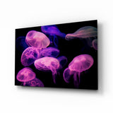 Jellyfish Glass Wall Art