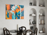 Orange Dream Glass Wall Art