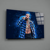 Nipsey Hussle Glass Wall Art