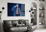 Nipsey Hussle Glass Wall Art