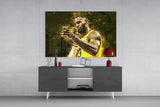 Lebron James Glass Wall Art