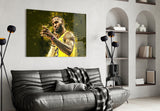 Lebron James Glass Wall Art