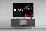 Lebron James Glass Wall Art