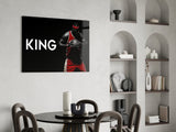 Lebron James Glass Wall Art