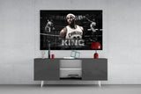 Lebron James Glass Wall Art