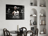 Lebron James Glass Wall Art